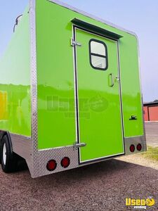 2025 Exp18x8 Kitchen Food Trailer Diamond Plated Aluminum Flooring Texas for Sale