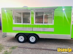 2025 Exp18x8 Kitchen Food Trailer Stainless Steel Wall Covers Texas for Sale