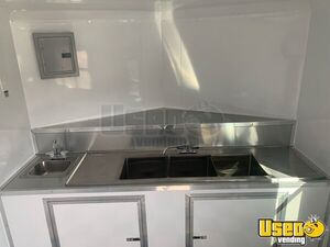 2025 Food Concession Trailer Concession Trailer Diamond Plated Aluminum Flooring Georgia for Sale