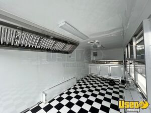 2025 Food Concession Trailer Concession Trailer Stainless Steel Wall Covers Georgia for Sale