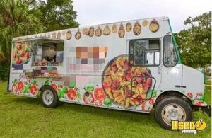 2001 International Diesel 23' Step Van Kitchen Food Truck with Pro-Fire for Sale in Florida!