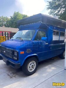 Chevy Van 30 Street Food Vending Truck / Used Mobile Concession Unit for Sale in Kansas!