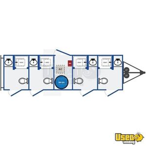 Bathroom Trailer Restroom / Bathroom Trailer Water Tank Tennessee for Sale