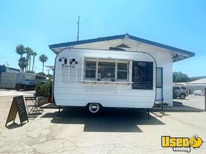 Coffee Concession Trailer Beverage - Coffee Trailer Air Conditioning California for Sale