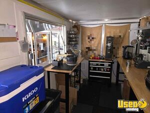 Coffee Concession Trailer Beverage - Coffee Trailer Exterior Customer Counter North Carolina for Sale