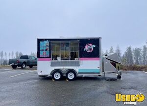 Coffee Trailer Beverage - Coffee Trailer Exterior Customer Counter California for Sale