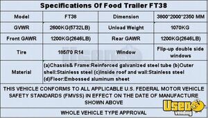 Concession Trailer Concession Trailer 10 Texas for Sale