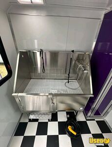 Dog Grooming Trailer Pet Care / Veterinary Truck Interior Lighting Georgia for Sale