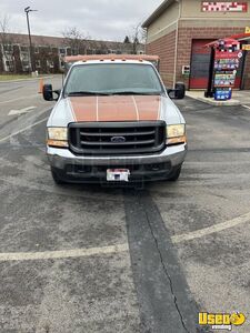 F-350 Canteen Truck Lunch Serving Food Truck Propane Tank Ohio Gas Engine for Sale