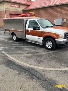 F-350 Canteen Truck Lunch Serving Food Truck Transmission - Automatic Ohio Gas Engine for Sale