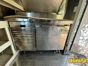 Kitchen Trailer Concession Trailer Diamond Plated Aluminum Flooring Texas for Sale