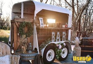 Mobile Bar Beverage - Coffee Trailer Exterior Customer Counter California for Sale