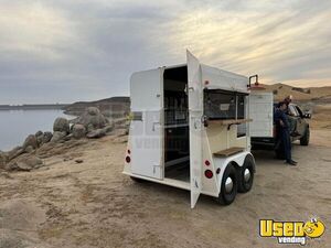 Mobile Bar Horse Trailer Beverage - Coffee Trailer Exterior Customer Counter California for Sale