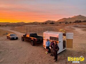 Mobile Bar Horse Trailer Beverage - Coffee Trailer Interior Lighting California for Sale