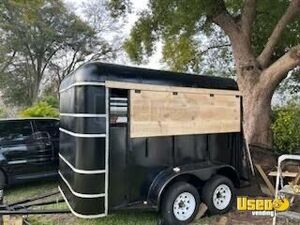 Mobile Bar Trailer Beverage - Coffee Trailer Interior Lighting Florida for Sale