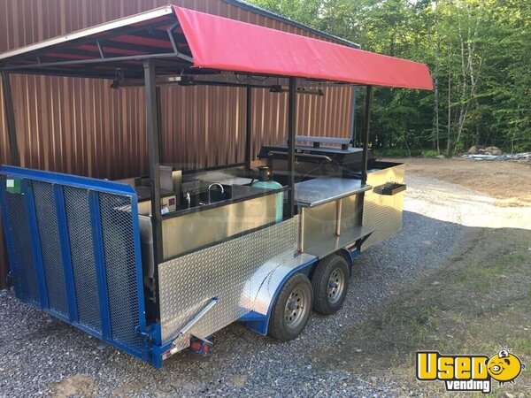 Open Bbq Smoker Trailer Vermont for Sale