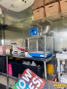 Shaved Ice Concession Trailer Snowball Trailer Air Conditioning Florida for Sale