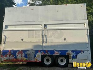 Shaved Ice Concession Trailer Snowball Trailer Air Conditioning South Carolina for Sale