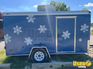 Shaved Ice Concession Trailer Snowball Trailer Air Conditioning Texas for Sale