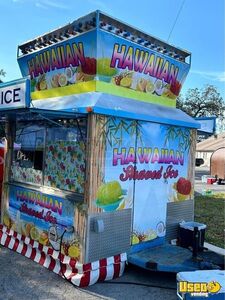 Shaved Ice Trailer Snowball Trailer Air Conditioning Florida for Sale