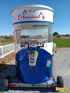 Shaved Ice Trailer Snowball Trailer Concession Window Ohio for Sale