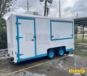 Shaved Ice Trailer Snowball Trailer Exterior Customer Counter Texas for Sale