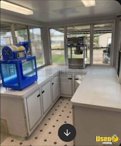 Shaved Ice Trailer Snowball Trailer Refrigerator Texas for Sale