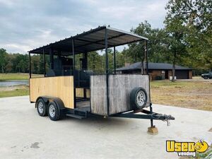 Smoker Trailer Barbecue Food Trailer Electrical Outlets Texas for Sale