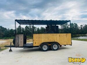 Smoker Trailer Barbecue Food Trailer Spare Tire Texas for Sale