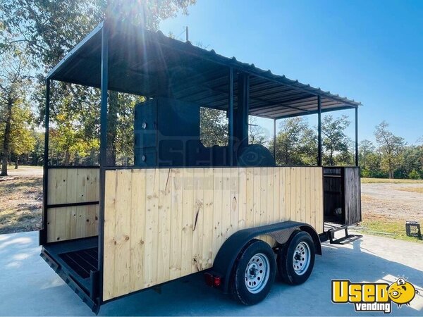 Smoker Trailer Barbecue Food Trailer Texas for Sale