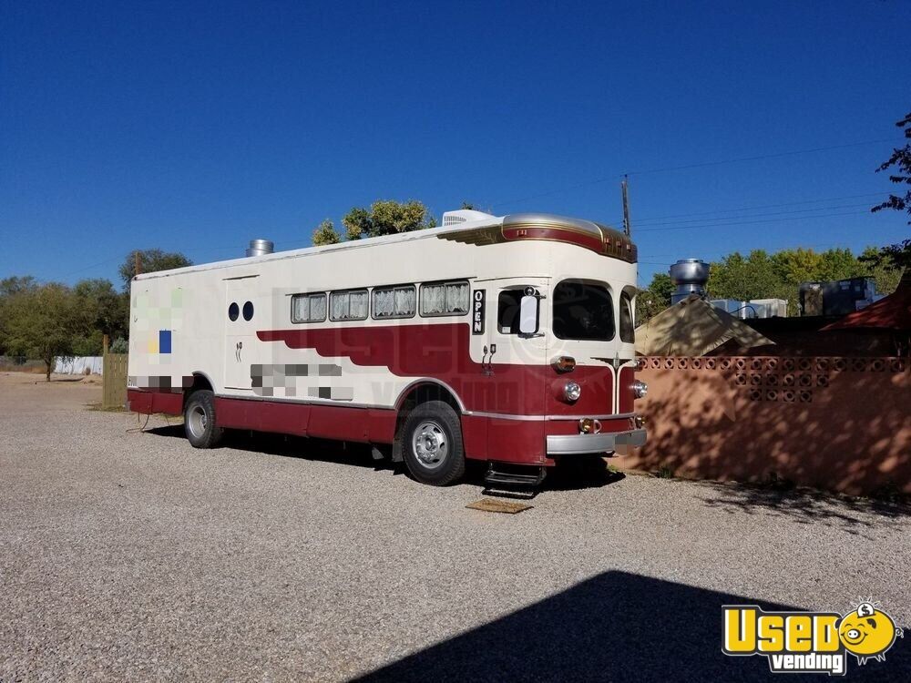 Details About Vintage 1955 Fageol Bus Food Truck For Sale In New Mexico