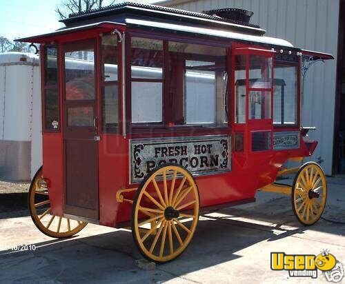 1970's Cretor's Popcorn Wagon Kitchen Food Trailer New Mexico for Sale