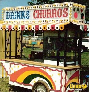 Churro Vending Cart - Food Vending Cart - Used Fod Cart