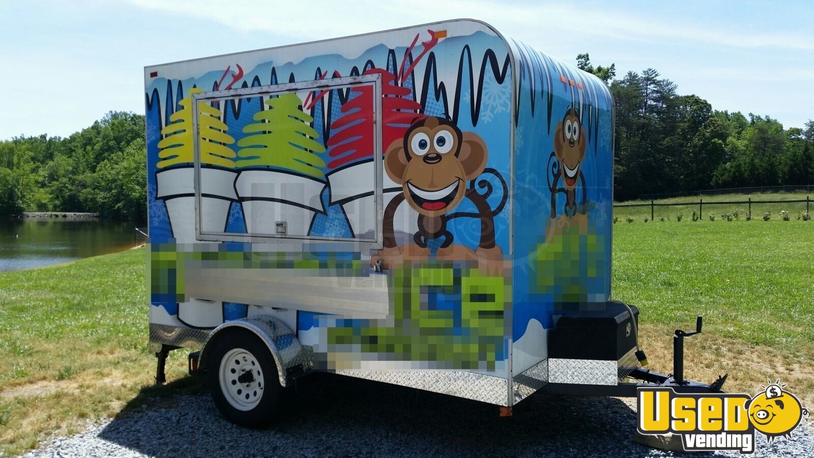 12' Shaved Ice Concession Trailer for sale in North Carolina