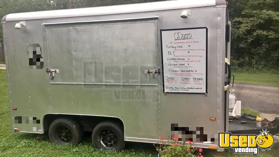 Details About 8 X 12 Wells Cargo Used Food Concession Trailer For Sale In Ohio